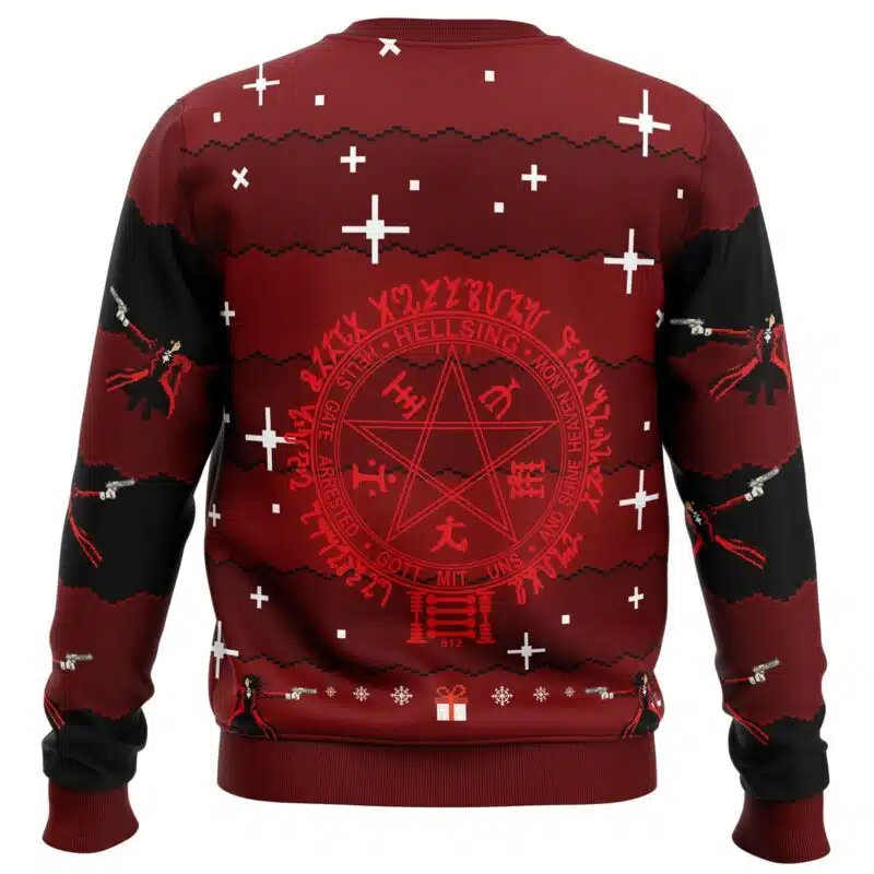 Alucard Hellsing Ugly Christmas Sweater - Image 2
