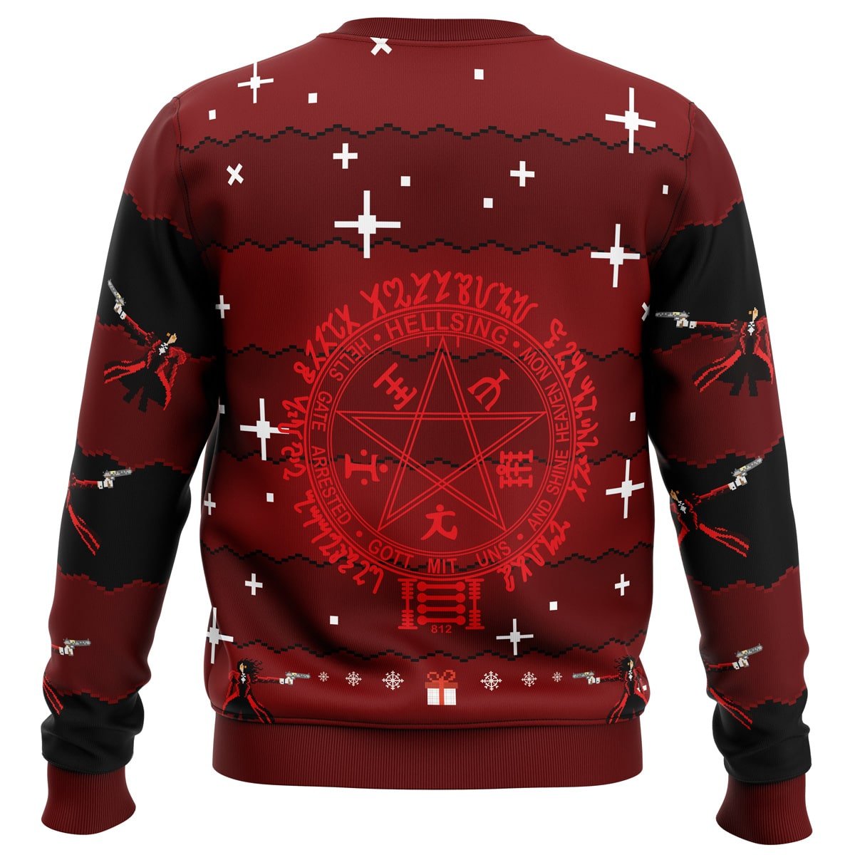 Alucard Hellsing Ugly Christmas Sweater - Anime Ape