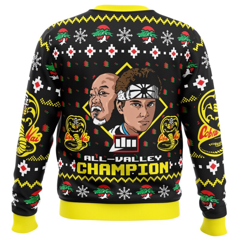 Karate Kid Christmas Ugly Christmas Sweater - Image 2