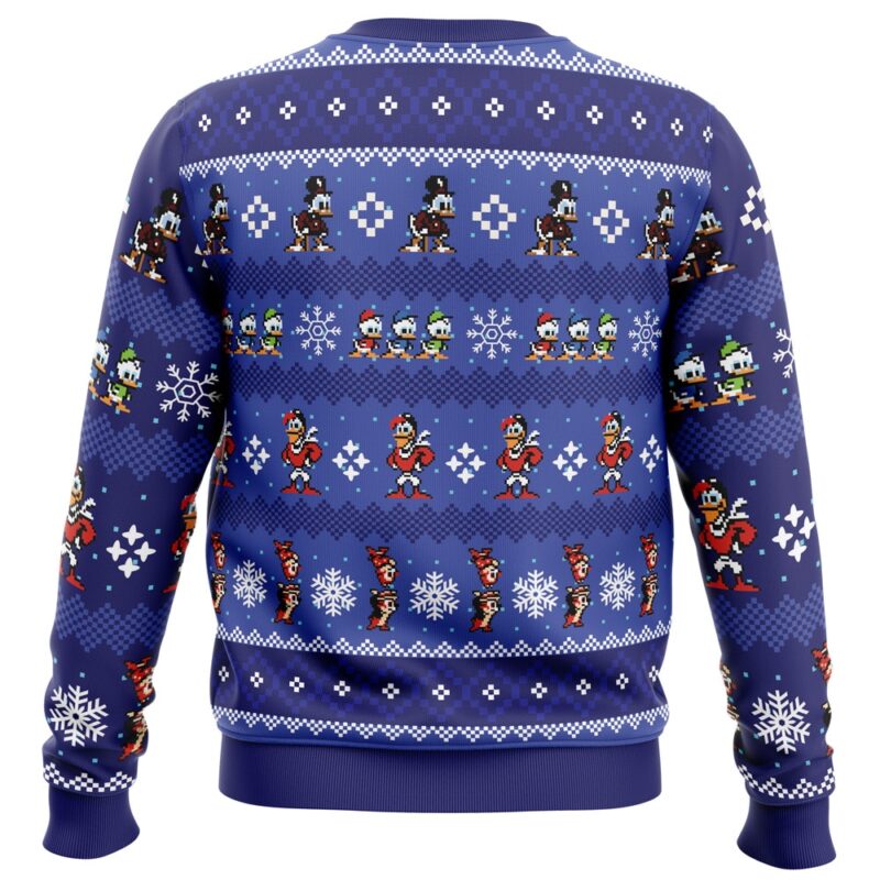 Merry Christmas Uncle Scrooge DuckTales Ugly Christmas Sweater - Image 2