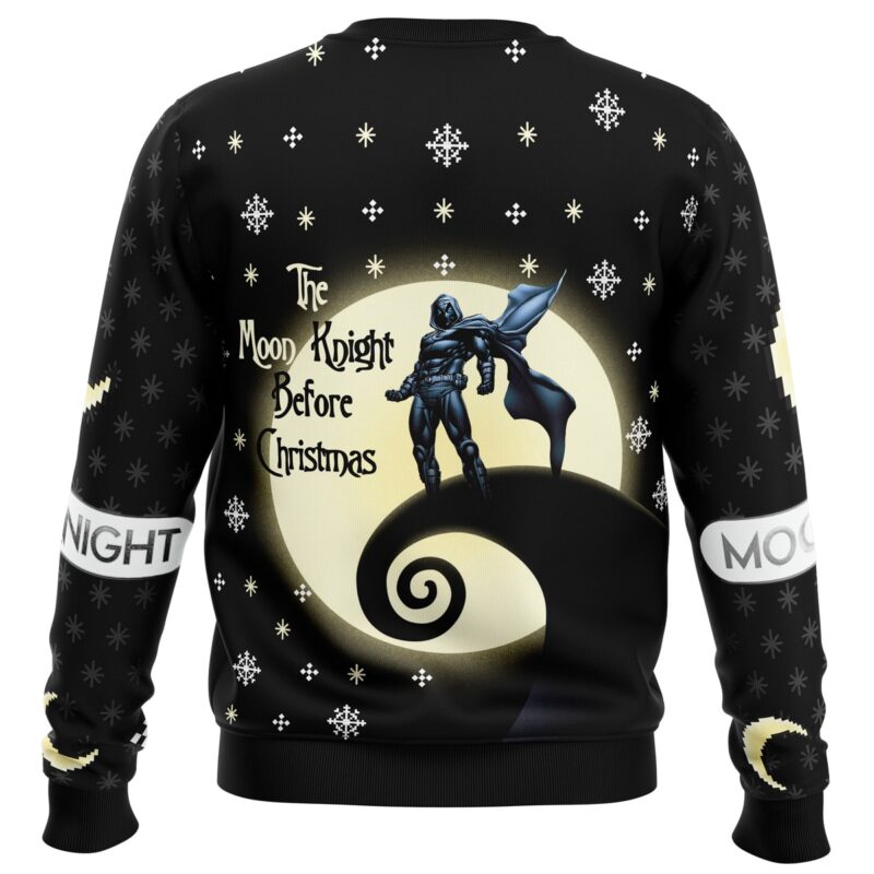 The Moon Knight Before Christmas Ugly Christmas Sweater - Image 2