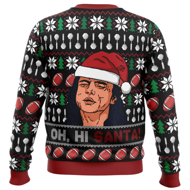 Oh, Hi Santa The Room Ugly Christmas Sweater - Image 2