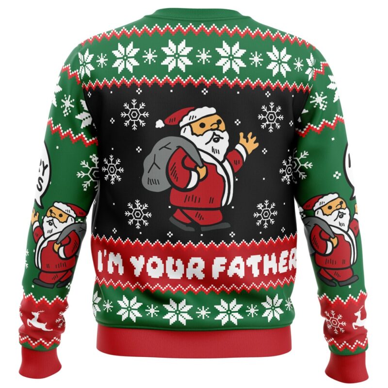Spoiler Christmas Santa Claus Ugly Christmas Sweater - Image 2