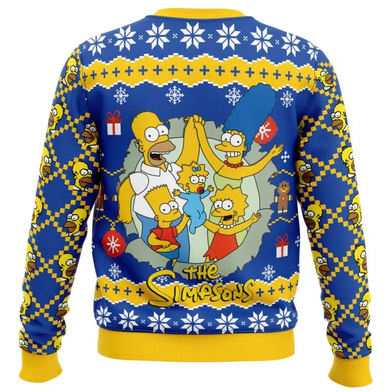 Santa Homer The Simpsons Ugly Christmas Sweater - Image 2