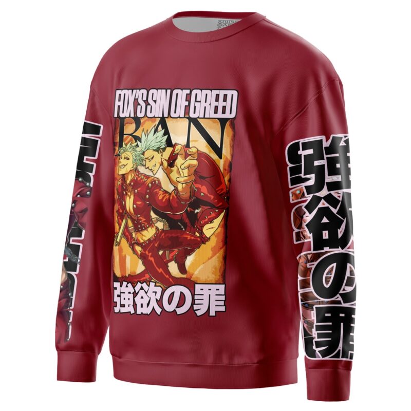 Ban Seven Deadly Sins Streetwear Sweatshirt - Image 2