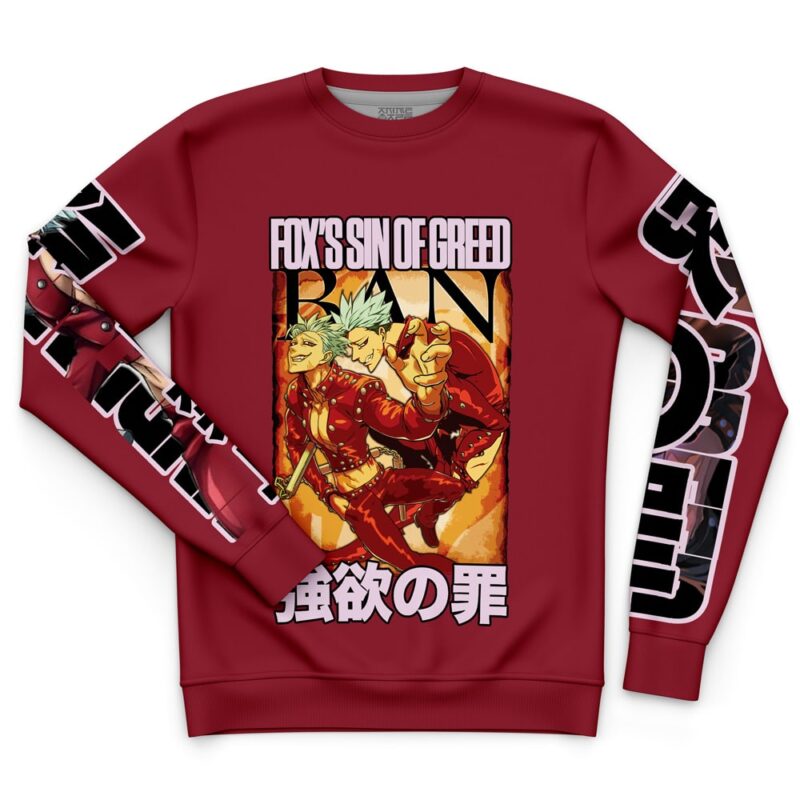 Ban Seven Deadly Sins Streetwear Sweatshirt - Image 4
