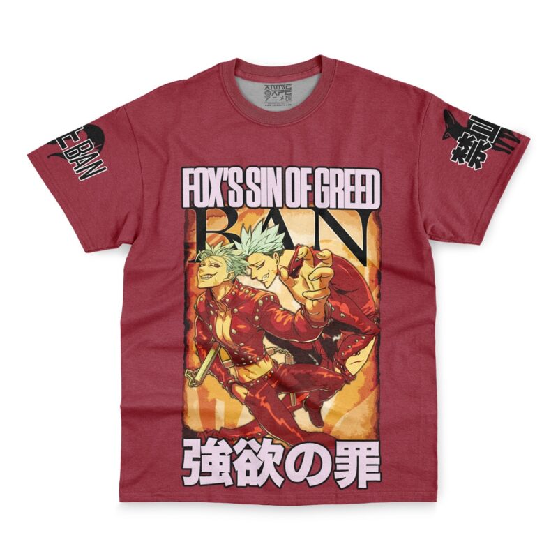 Ban Seven Deadly Sins Streetwear T-Shirt - Image 2
