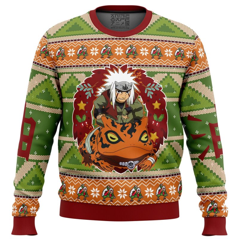 Chibi Jiraiya Naruto Naruto Ugly Christmas Sweater