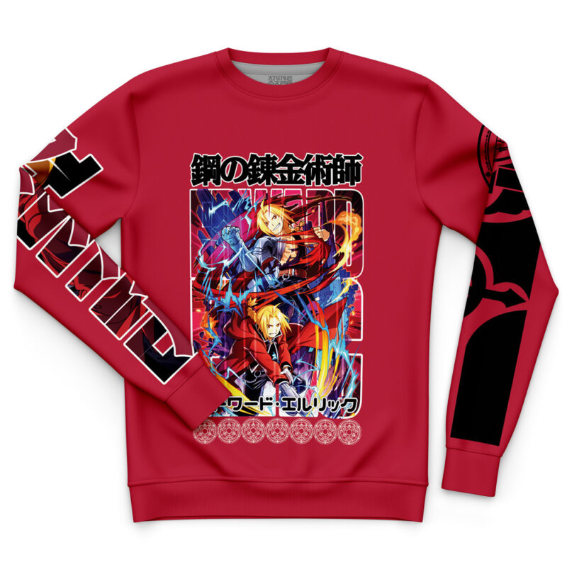 Edward Elric Fullmetal Alchemist Streetwear Sweatshirt - Image 4