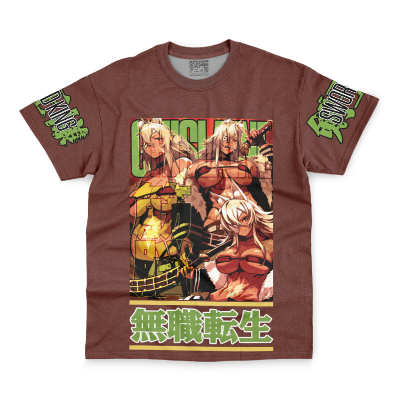 Ghislaine Dedoldia Mushoku Tensei Streetwear T-Shirt - Image 2