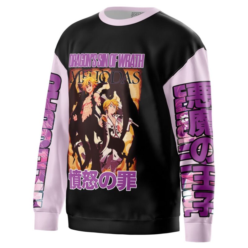 Meliodas Seven Deadly Sins Streetwear Sweatshirt - Image 2