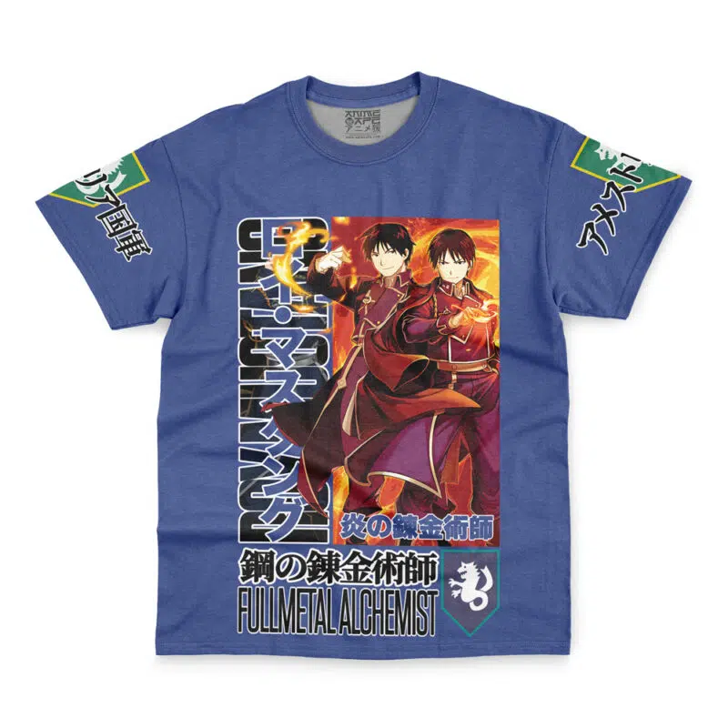 Roy Mustang Fullmetal Alchemist Streetwear T-Shirt - Image 2
