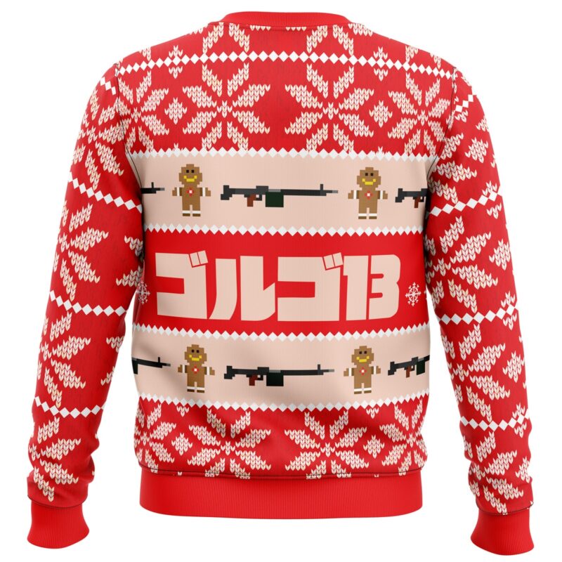 Duke Togo Golgo 13 Ugly Christmas Sweater - Image 2