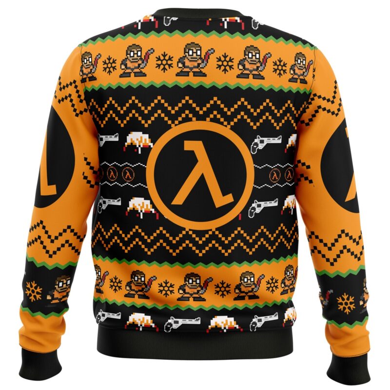 Gordon Freeman Half-Life Ugly Christmas Sweater - Image 2