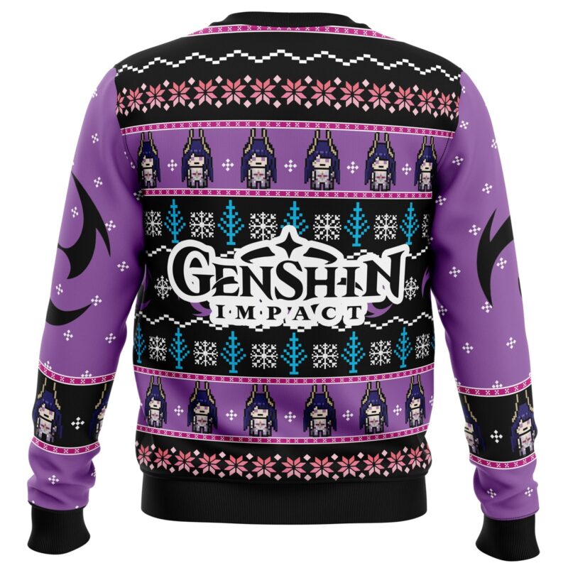 Raiden Genshin Impact Ugly Christmas Sweater - Image 2
