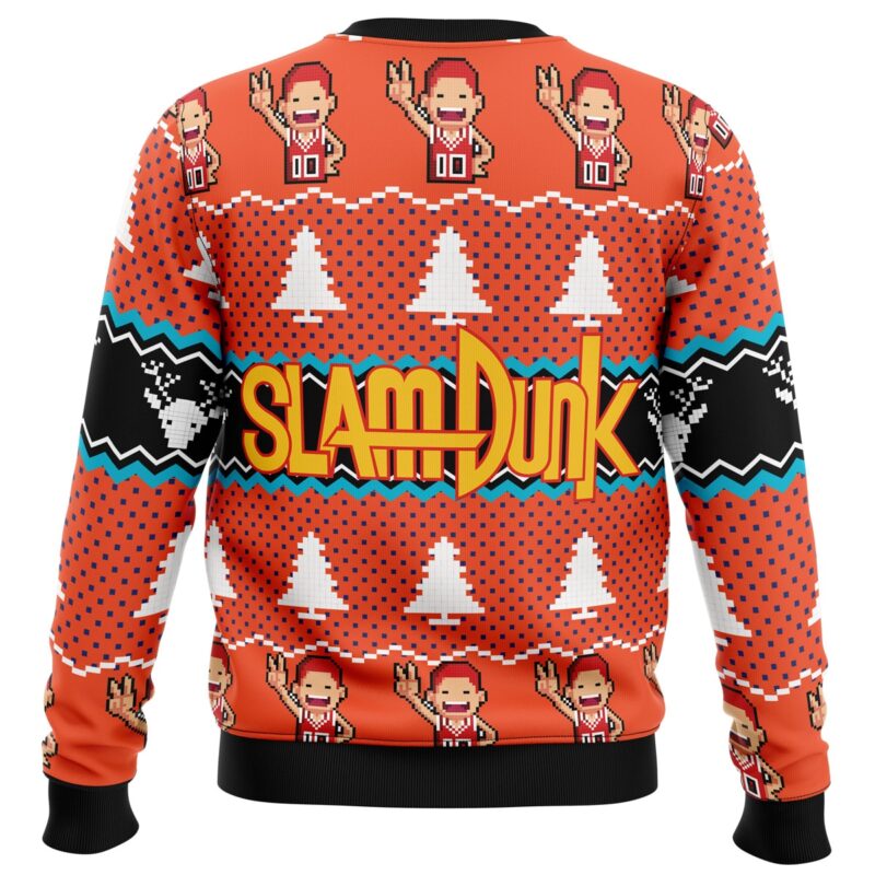 Sakuragi Hanamichi Slam Dunk Ugly Christmas Sweater - Image 2