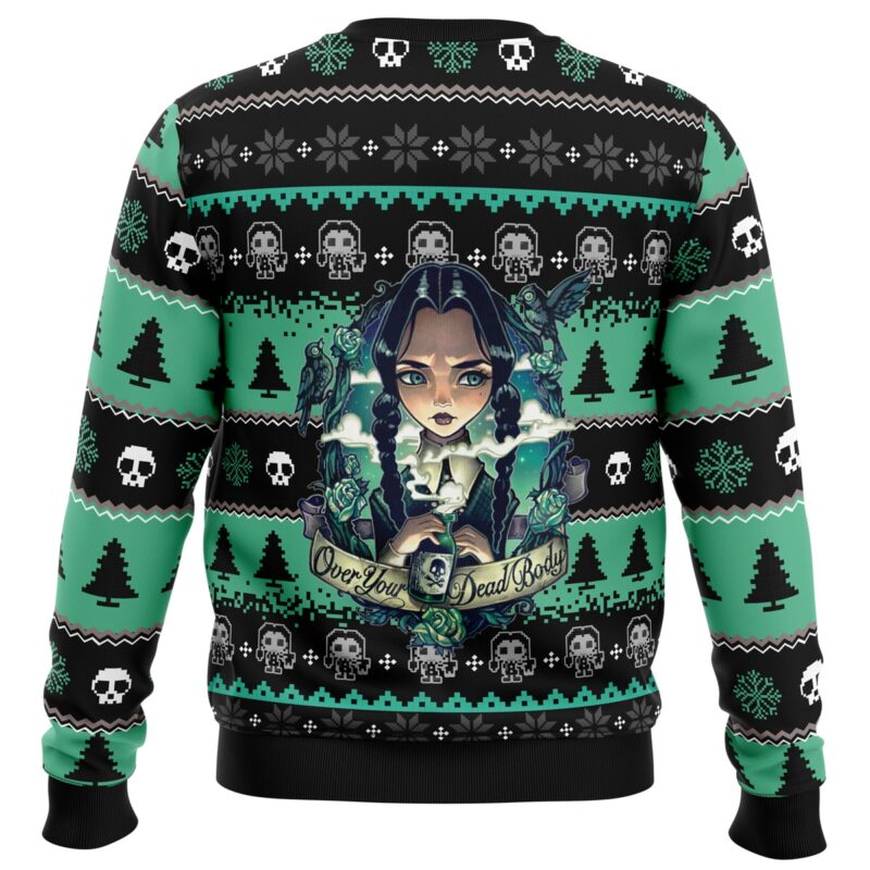 Wednesday Addams Ugly Christmas Sweater - Image 2