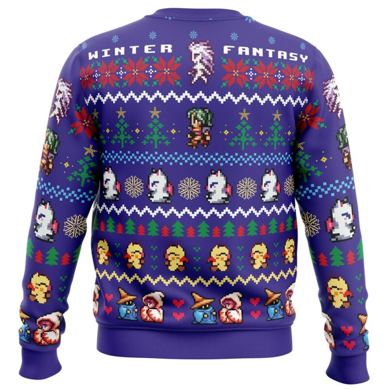 Winter Fantasy Final Fantasy Ugly Christmas Sweater - Image 2