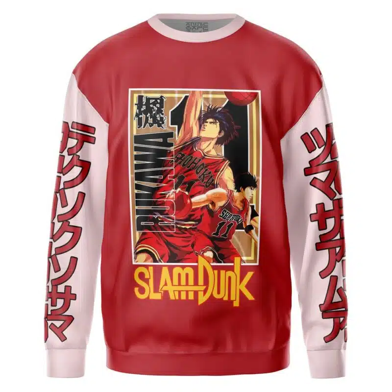 Kaede Rukawa Slam Dunk Streetwear Sweatshirt