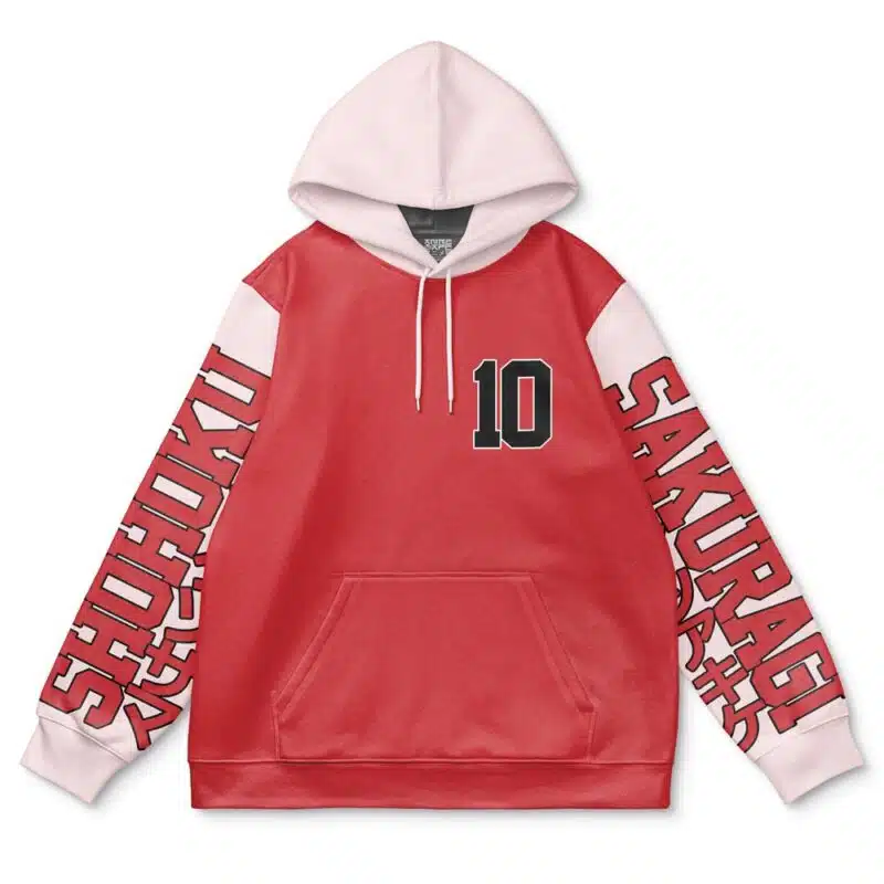Hanamichi Sakuragi Slam Dunk Streetwear Hoodie - Image 2