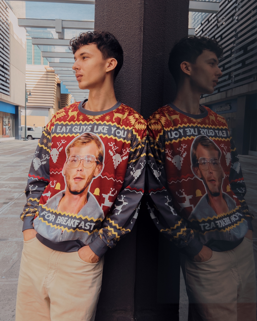 Jeffrey Dahmer Ugly Christmas Sweater