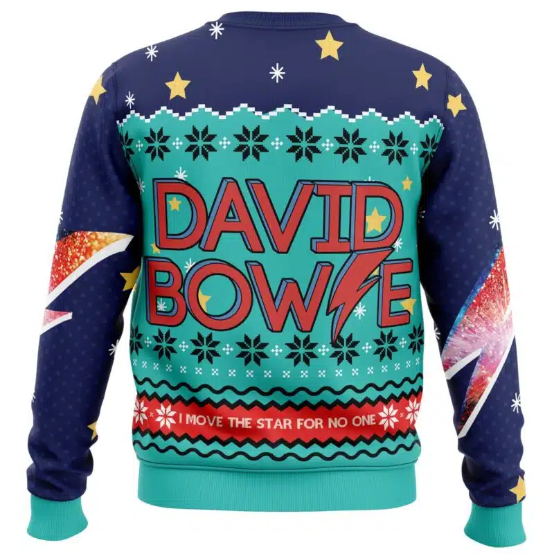 David Bowie Ugly Christmas Sweater - Image 2