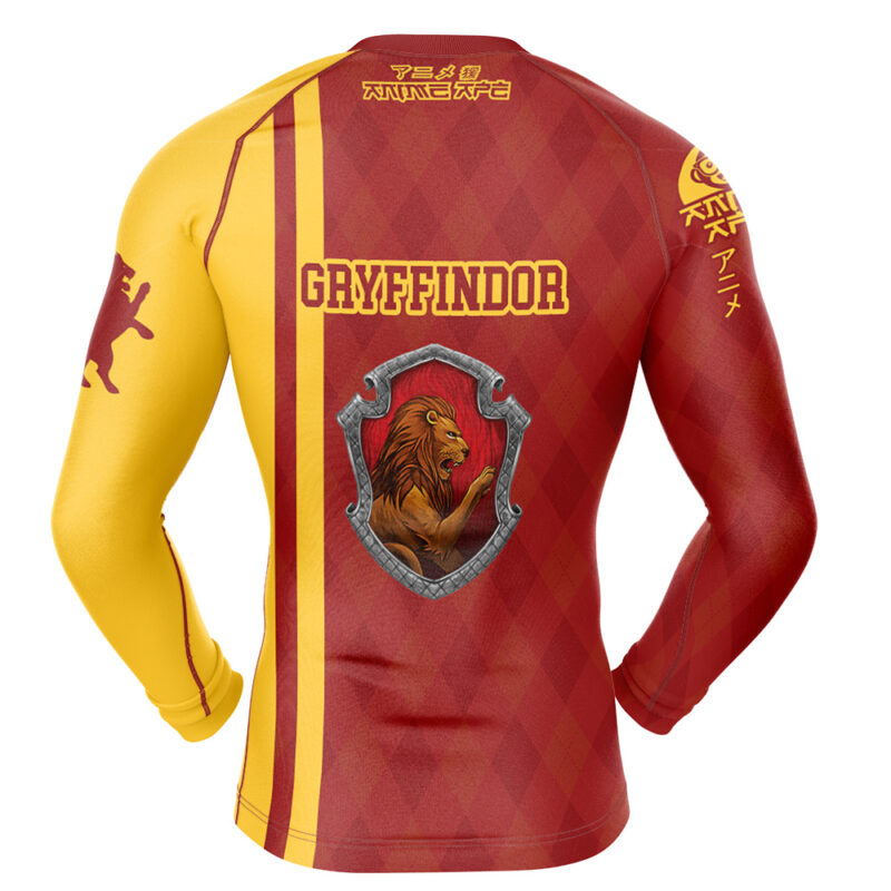 Gryffindor Harry Potter Long Sleeve Rash Guard Compression Shirt - Image 2