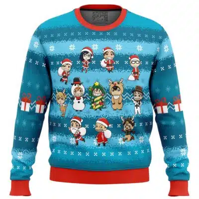 Festive Haikyuu Ugly Christmas Sweater