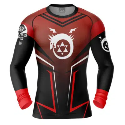 Homunculus Fullmetal Alchemist Long Sleeve Rash Guard Compression