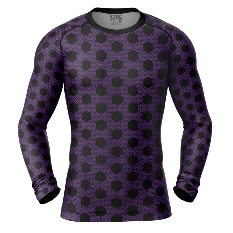 Kokushibo Demon Slayer Long Sleeve Rash Guard Compression Shirt
