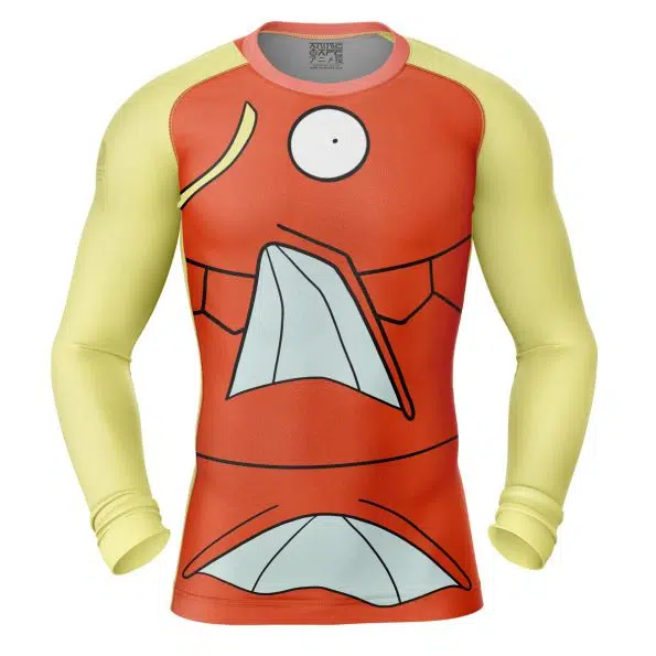 Magikarp Pokemon Long Sleeve Rash Guard Compression Shirt