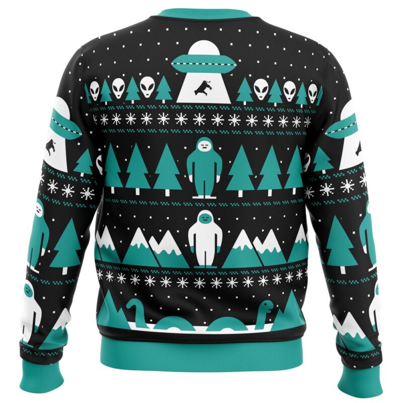 Paranormal Xmas Alien Ugly Christmas Sweater - Image 2