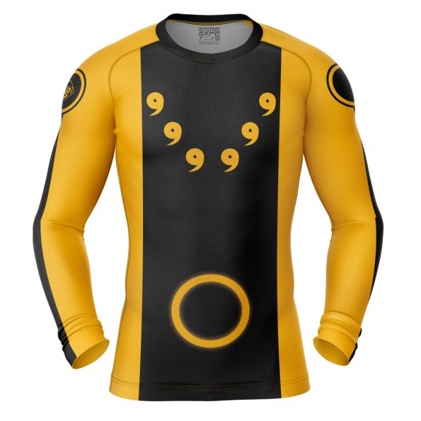 Sage of Six Path Shippuden Long Sleeve Rash Guard Compression Shirt