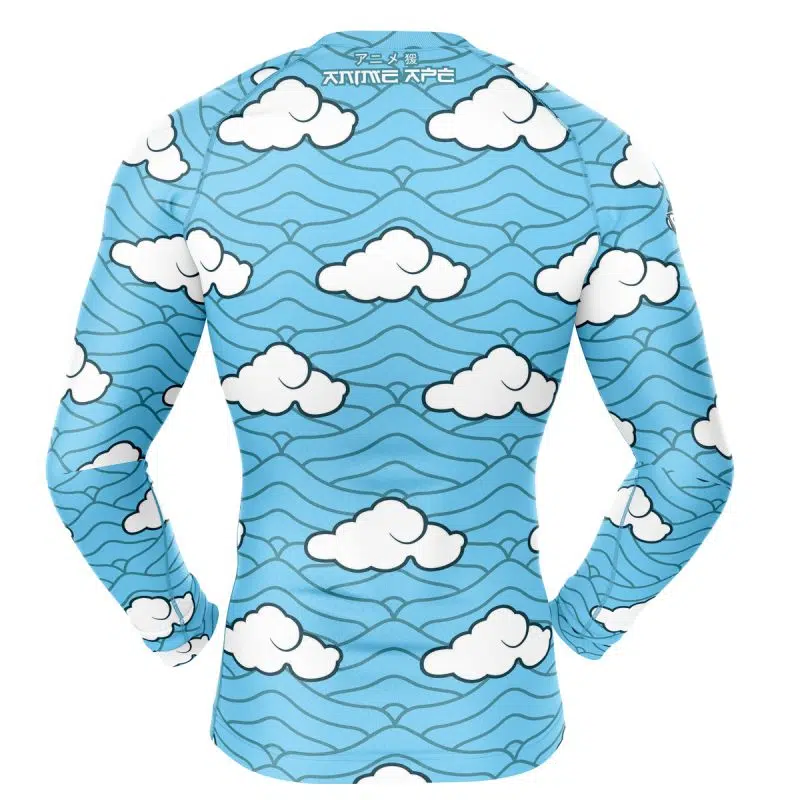 Sakonji Demon Slayer Long Sleeve Rash Guard Compression Shirt - Image 2