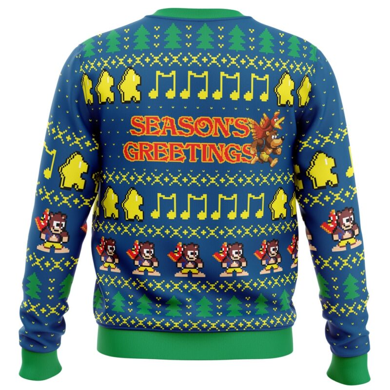 Season's Greetings Banjo-Kazooie Ugly Christmas Sweater - Image 2