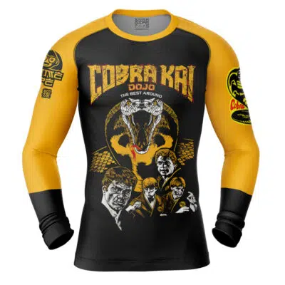 Sweep the Leg Cobra Kai Long Sleeve Rash Guard Compression