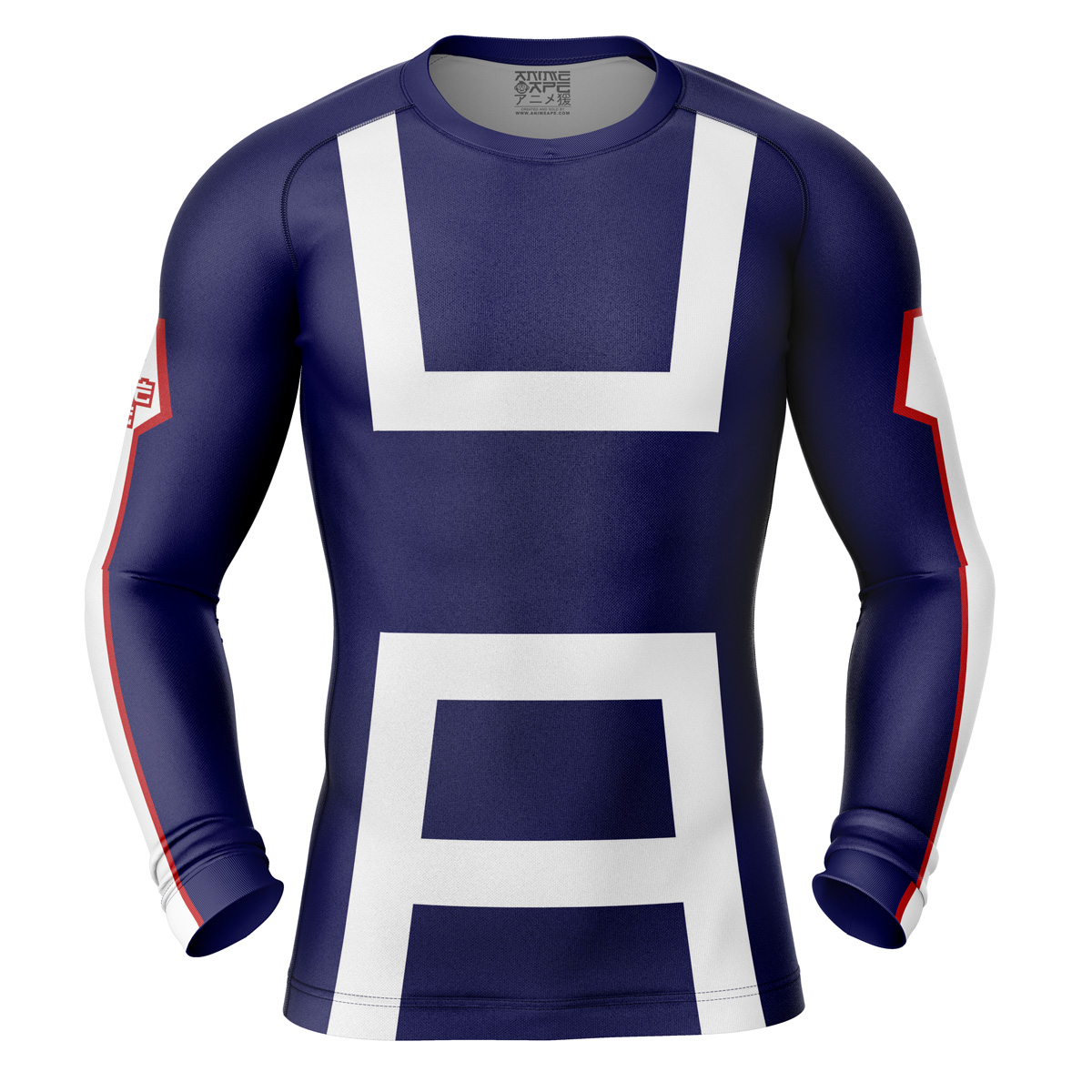 RDX Men's Compression Sweatshirt - Long Sleeve Rash Guard Top (Black, Big & Tall)