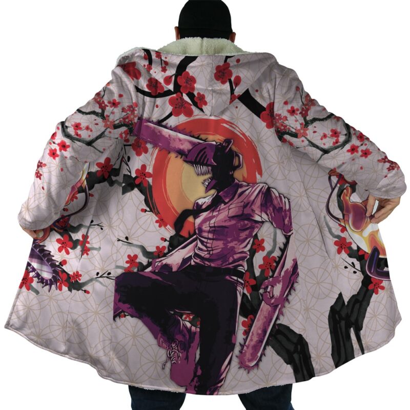 Denji x Pochita Chainsaw Man Dream Cloak Coat - Image 2