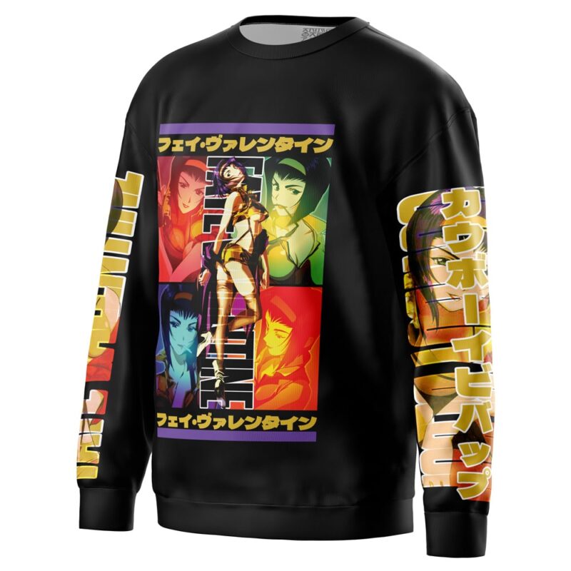 Faye Valentine Cowboy Bebop Streetwear Sweatshirt - Image 2