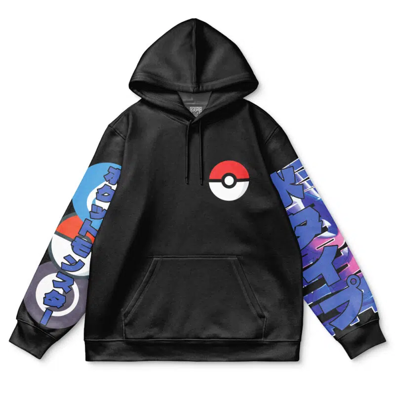 Ash Greninja Pokemon Streetwear Hoodie - Image 2