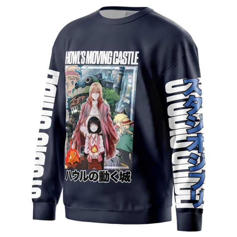 Howl’s Moving Castle Studio Ghibli Streetwear Sweatshirt - Image 2