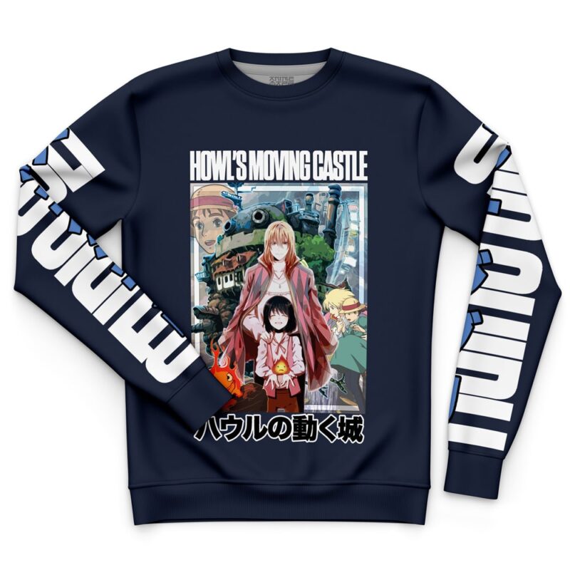 Howl’s Moving Castle Studio Ghibli Streetwear Sweatshirt - Image 4