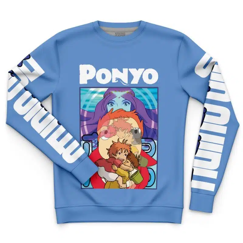 Ponyo Studio Ghibli Streetwear Sweatshirt - Image 4