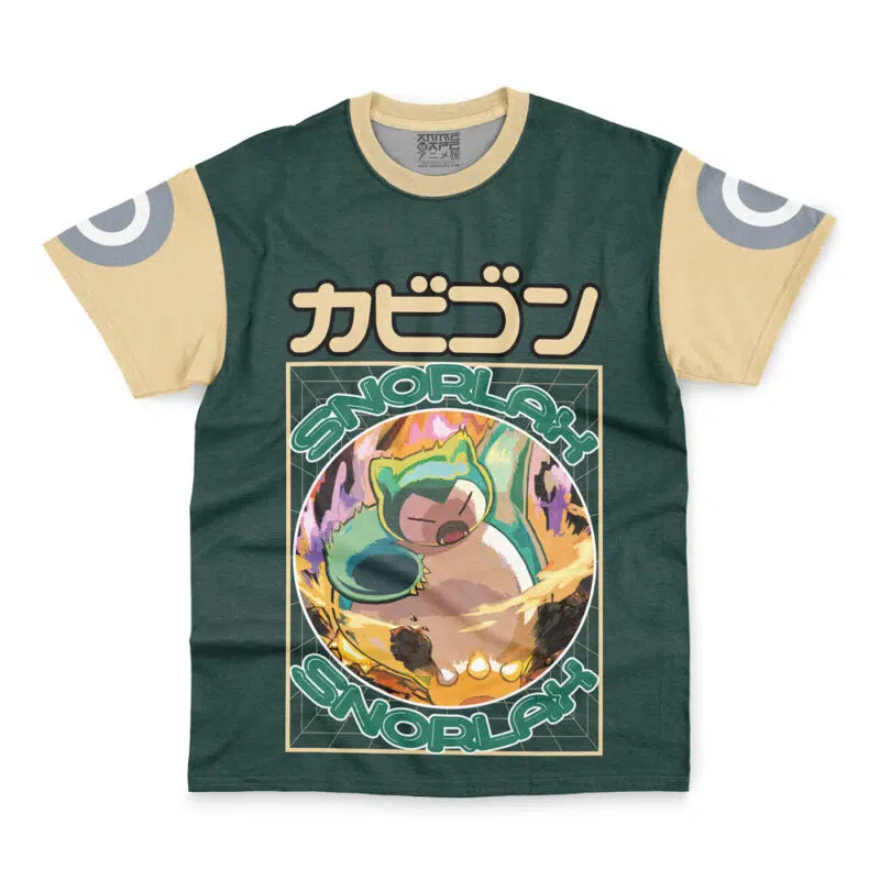 Snorlax Pokemon Streetwear T-Shirt - Image 2