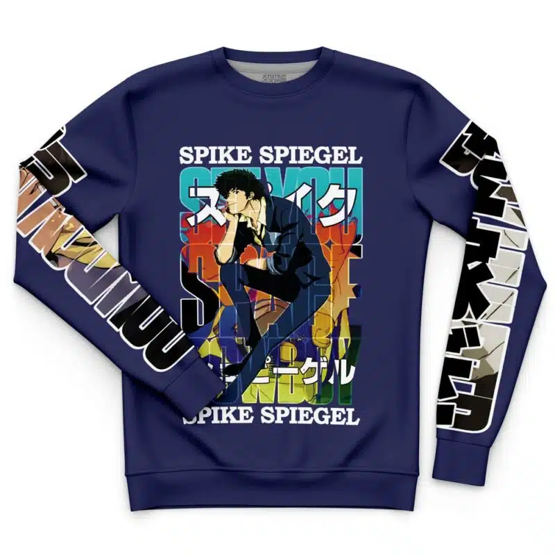 Spike Spiegel Cowboy Bebop Streetwear Sweatshirt - Image 4