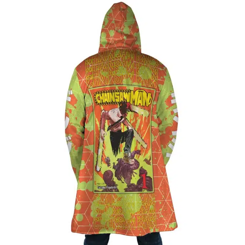 Volume 1 Denji Chainsaw Man Dream Cloak Coat - Image 4
