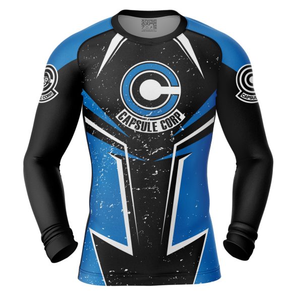 Capsule Corp Dragon Ball Z Long Sleeve Rash Guard Compression