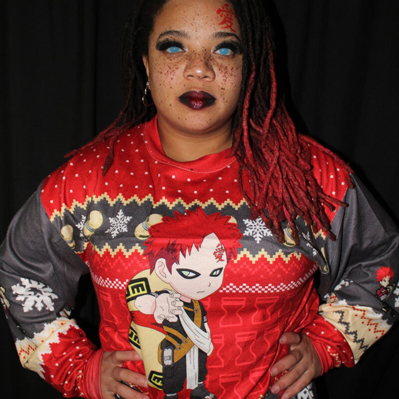 Christmas Gaara Shippuden Ugly Christmas Sweater - Image 2
