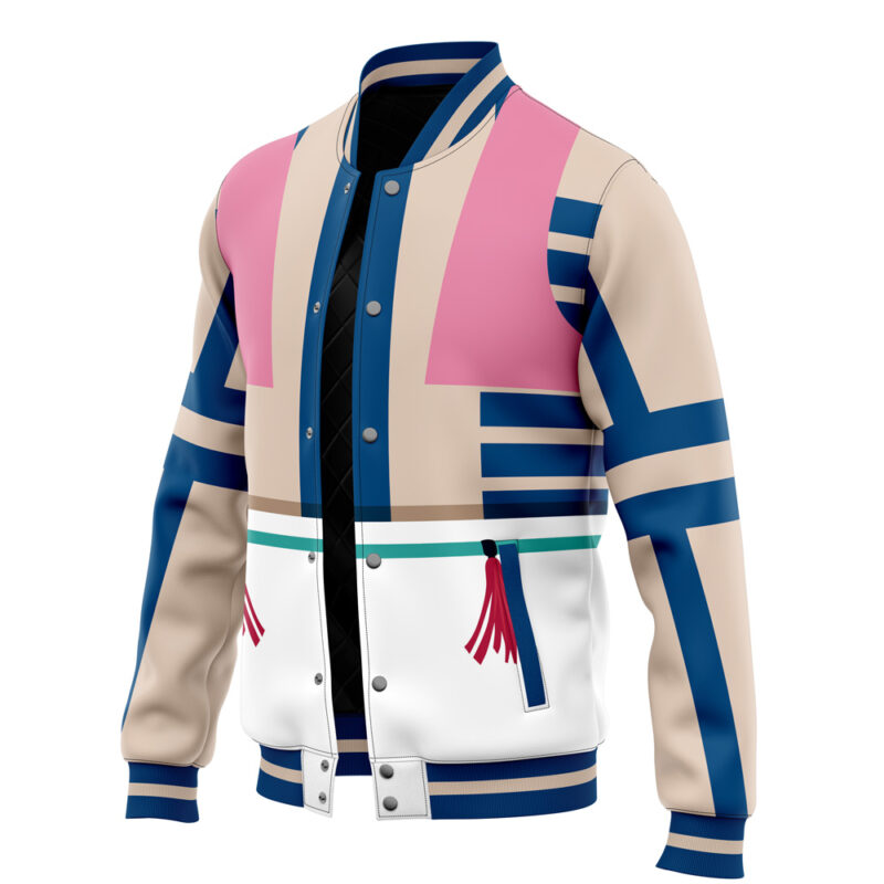 Akaza Pattern Demon Slayer Varsity Jacket - Image 3