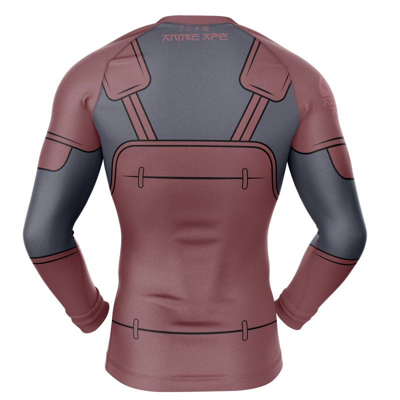 Hashirama Senju Shippuden Long Sleeve Rash Guard Compression - Image 2